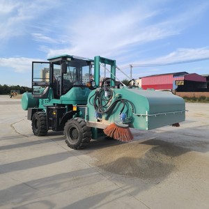 Road <b>Sweeper</b> Diesel <b>Powered</b> Wash And Sweep Integrated Tunnel Road Highway Cleaning Machine - Product Image 3