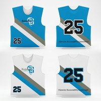 Jersey Lacrosse Reversible Sublimasi Custom Grosir 2027, Model Baru, Harga Murah