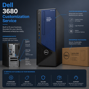 เวิร์กสเตชัน 3680 Tower I9-14900K 32G DDR5 RTX 4000 กราฟิกเดสก์ท็อป โปรเซสเซอร์ประสิทธิภาพสูง มอบความสามารถในการประมวลผลที่ทรงพลัง - Product Image 5