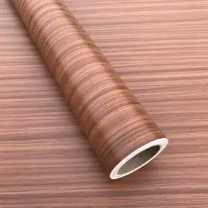 Pvc not Self Adhesive Door Film Wood Grain Vinyl For Membrane Press