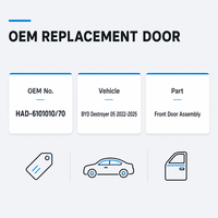Pour BYD Destroyer 05, panneau en acier OEM pour porte avant, logo personnalisé et emballage disponibles, OE NO.HAD-6101010