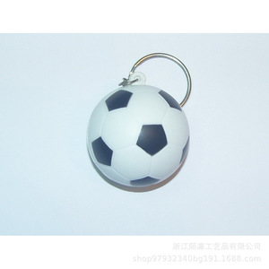 Bimbo Soccer Ball Keychain Pu Foam High <b>Rebound</b> Stress Relief Portable Promotional Gift - Product Image 3