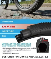 Les derniers pneus de vélo blindés les plus vendus, pneus anti-crevaison et modèles de pneus à roulement continu incluent 20*4.0, 26*1.95,