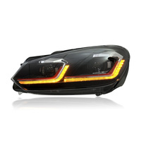 Phare avant de voiture SJC pour VW Golf 6 Mk6, phares 09-13, phare LED, feux de jour DRL, lampe de signalisation, HID Bi-Xenon, accessoires auto