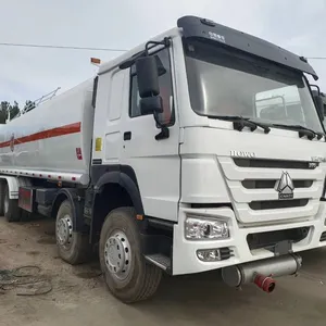 Sử Dụng Sinotruk Howo 20000 Lít 6000 Gallon Dầu Diesel Vận Chuyển Dung Tích Thùng Nhiên Liệu Xe Tải Chở Dầu