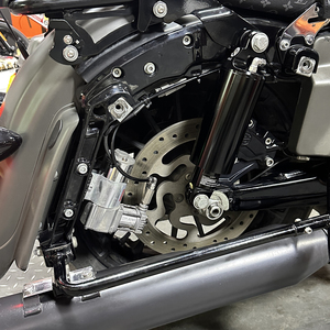 Kit <span class=keywords><strong>de</strong></span> suspension pneumatique réglable avec ressorts en aramide et amortisseurs à gaz pour Touring Road King 2008-2024, contrôle <span class=keywords><strong>de</strong></span> la hauteur <span class=keywords><strong>de</strong></span> roulement - Product Image 2