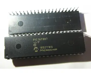 Komponen elektronik Pic16f887-i p Pic16f Mcu 8-bit Pic16 Pic 14kb Flash YANG Pdip40 Pic16f887