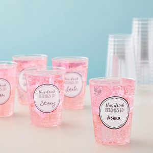 Custom Blank Cup Name <strong>Tags</strong> Labels Cup Marker Sticker Roll This <strong>Drink</strong> Belongs to Sticker for Wedding Birthday Party - Product Image 6