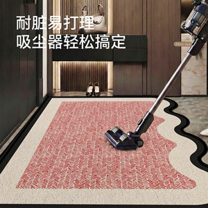 Alfombra de Entrada con Forma Original, de Terciopelo, Lavable, Antideslizante, para la Puerta Principal del Hogar, Diseño Minimalista, Patrón Alienígena, Color Sólido - Product Image 4