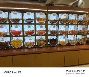 Tempat penyimpanan makanan bulat peringkat atas untuk gudang & Supermarket lainnya - Product Image 3