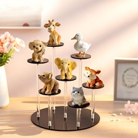 Support à cupcakes en acrylique de qualité supérieure, tour à étages, 7 étagères, taille et couleur personnalisables, multifonctionnel, gain de place pour les mariages