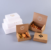 Fournisseur de boîtes en papier kraft recyclé de luxe pour aliments petite boîte en papier carton cosmétique avec logo personnalisé emballage pour poulet frit
