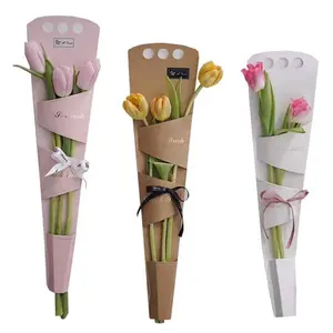 Nhà Sản Xuất Bán Trực Tiếp Festal Folding Kraft Hộp Giấy DIY Flower Bao Bì