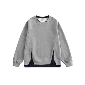 Мужской Однотонный пуловер с логотипом на заказ - Product Image 3