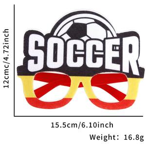 Gafas con Temática de Fútbol para Fanáticos - Accesorios para Fotos del Día del Partido - Product Image 2