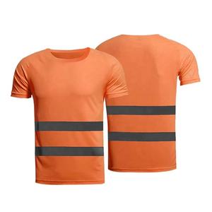 Camiseta reflectante para correr, ropa de trabajo de alta visibilidad, transpirable, de verano, nueva - Product Image 6