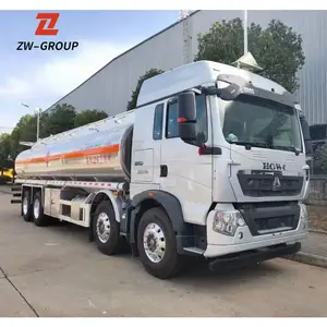 Caminhão-tanque de combustível SINOTRUK Howo de óleo diesel de 40000 litros 20 CBM caminhão-tanque de combustível Howo de alumínio para a Guiana