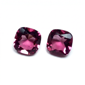 Synthetic Pink Sapphire 7mm <b>Cushion</b> Cut Heat Treated Grade AAA Loose Gemstone For Fine Jewelry Making Custom Rings Pendants - Product Image 1