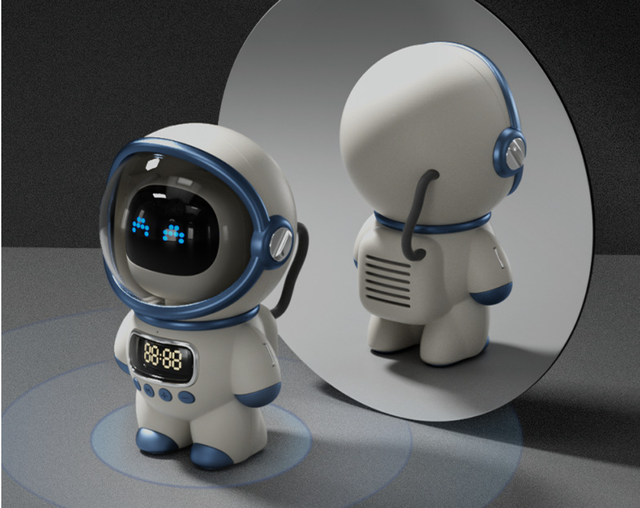 SMA Smart Care New Style Custom Mini Portable Radio Astronaut Music Smart Wireless bluetooth Speaker Microphone