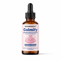 Gouttes liquides de glycinate de magnésium pour enfants, soutien apaisant, soutien naturel au sommeil, 30 ml, saveur baies
