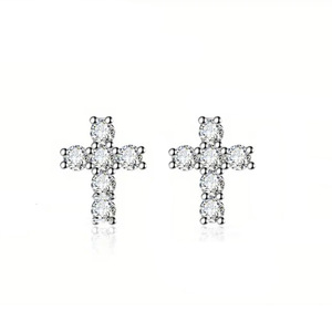 Orecchini a Perno Minimalisti per Donne e Uomini, Accessori per Orecchie Unisex alla Moda per Ufficio e Uso Quotidiano - Product Image 1
