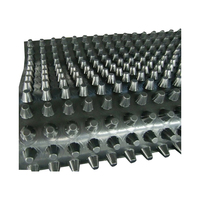 Planche de drainage en HDPE 8mm 10mm 12mm 16mm 20mm, plaque de drainage alvéolée pour toit, jardin, sous-sol