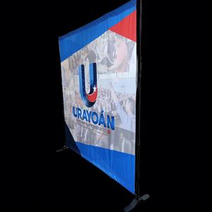Adjustable Heavy Stand 8Ft/10Ft X 8Ft Large Customizable Photography Backdrop-Eco-Friendly Polyester Easy Carry Hanging - Product Image 3
