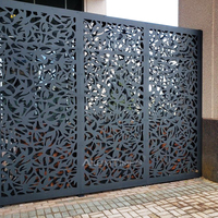 Panneaux muraux en aluminium perforés découpés au laser Alumtimes, ignifuges, imperméables, revêtement décoratif de façade pour bâtiments commerciaux
