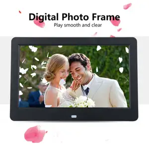 Cadre Photo numérique de petite taille pour femmes, avec écran LCD de 7 pouces, auto-play, vidéos en boucle, pour bureau