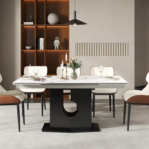 أثاث حديث قابل للسحب لسطح المكتب أبيض ذهبي معدني للمطاعم للاستخدام المنزلي والمكتب والمنزل - Product Image 1