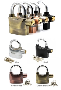 Candado de alarma de seguridad, candado de seguridad universal, impermeable, <span class=keywords><strong>antirrobo</strong></span> <span class=keywords><strong>para</strong></span> motor de puerta, candado de bicicleta - Product Image 6