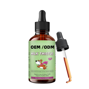 Apoyo Hepático con Cardo Mariano <span class=keywords><strong>para</strong></span> <span class=keywords><strong>Perros</strong></span>, Función Renal, Apoyo Hepático, Omega 3, EPA, DHA, Gotas, Apoyo Inmunológico, OEM/ODM - Product Image 1
