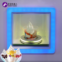 Top entièrement automatique Ai Robot crème glacée faisant une variété de saveurs à choisir parmi la robotique Arm Ice Cream distributeur automatique sans pilote