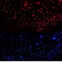 Mini moteur lumineux rgb led 12v 7w, personnalisé, avec 0.75mm, 450 pièces/2m/pièces, kit en fibre optique pour voiture