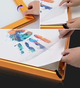 Tùy Chỉnh Tùy Chỉnh Hộp Đèn Dấu Hiệu Snap Khung <span class=keywords><strong>Lightbox</strong></span> <span class=keywords><strong>A0</strong></span> A1 A2 A3 A4 Quảng Cáo Hộp Đèn Với Khung Nhôm Hộp - Product Image 5