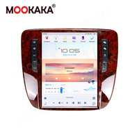 Mookaka Autoradio pour GMC-YuKon/ CHEVY Suburban Tahoe Auto AC 2007-2013 Carplay Android Écran vertical Lecteur DVD de voiture