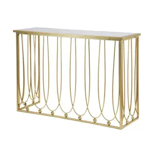 Design Metal Decorative Table Top Mirror Coffee Table
