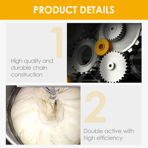 Mélangeur Pétrisseur à Spirale de Table de Cuisine Professionnelle, 8 Litres, 3 kg, pour Boulangerie, <span class=keywords><strong>Prix</strong></span> d'Équipement pour Petites Boulangeries - Product Image 3