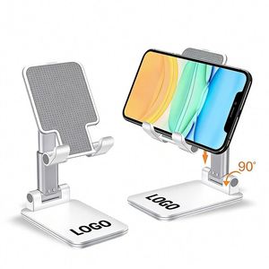 Support de téléphone portable promotionnel en gros pour cadeaux d'affaires, réglable en angle et en hauteur, avec logo personnalisé, pour iPhone Samsung - Product Image 5