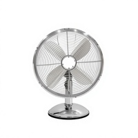 Ventilateur de table rétro élégant en métal, haut de gamme, 110 V, 10, 12 et 16 pouces, pour usage résidentiel et commercial