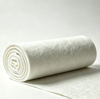 Tissu géotextile non tissé industriel en PET, aiguilleté, 100-800g/m², anti-âge, pour la construction routière et ferroviaire, séparation