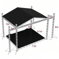 Système de treillis circulaire professionnel en aluminium pour l'éclairage de concerts et d'événements DJ