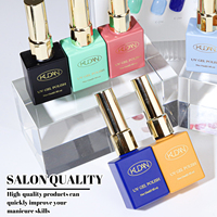Vernis à ongles gel UV 24 couleurs, assortiment de teintes nude brillantes, longue tenue, résistant aux écaillures, végan, non toxique, marque OEM, fournitures de beauté