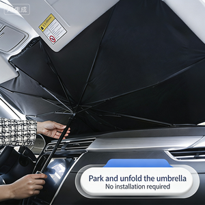 Parasol Universal <span class=keywords><strong>para</strong></span> Parabrisas Delantero de Automóvil, <span class=keywords><strong>Protector</strong></span> Interior <span class=keywords><strong>para</strong></span> Coche con Protección UV y Contra el Calor, con Marco de Acero Resistente - Product Image 4