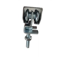 Rouleau de porte coulissante industrielle suspendue, poulie de rail durable et antirouille, quincaillerie pour portes coulissantes lourdes extérieures d'hôtels et portails de clôture