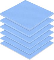 Coussin thermique en silicone conducteur résistant à la chaleur, conductivité 6,0 W/M pour dissipateur thermique d'ordinateur portable, CPU, GPU, refroidisseur LED (Blu