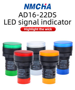 AD16-22DS yüksek parlaklık LED <span class=keywords><strong>Pilot</strong></span> ışık paneli montaj 22mm 12V/24V/220V/380V AC/DC IP55 50000 saat ömrü plastik - Product Image 6