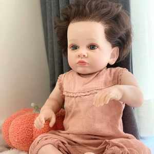 Simpatiche bambole rinate giocattoli smaltati bambini bambina che dorme <span class=keywords><strong>principessa</strong></span> di plastica morbida - Product Image 1