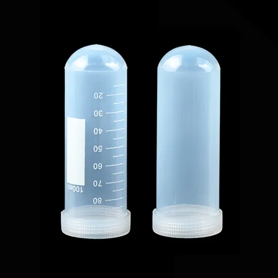 Factory laboratory use sterile disposable plastic round bottom 100mL screw centrifuge tube