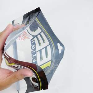 Sacs personnalisés pour leurres de pêche imprimés en héliogravure avec trou Euro, soufflet latéral recyclable et fermeture éclair pour l'emballage d'appâts souples - Product Image 6